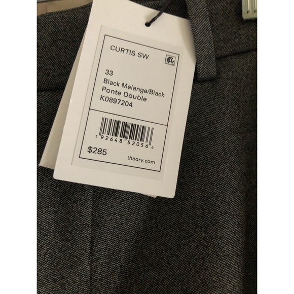 Theory Curtis Pants in Wool Ponte - Picture 4 of 6